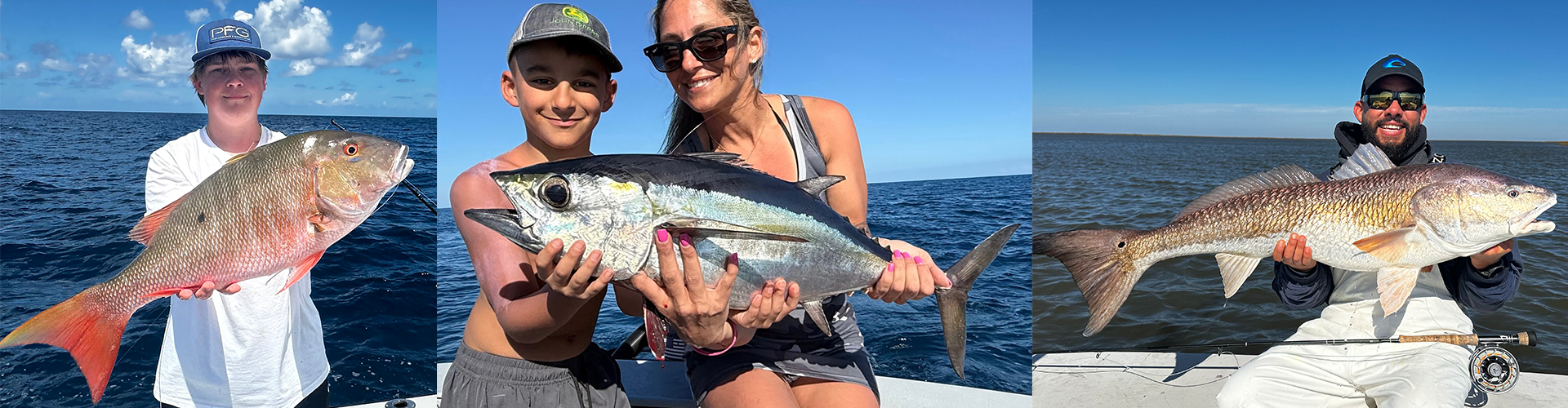 An angler aboard Fetched Up Charters shows off his catch from Miami Offshore Fishing Charters.